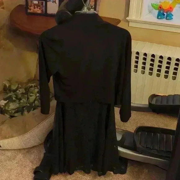 Calvin Klein cardigan size medium black and kiz Claiborne dress size 4 black. - Picture 3 of 6